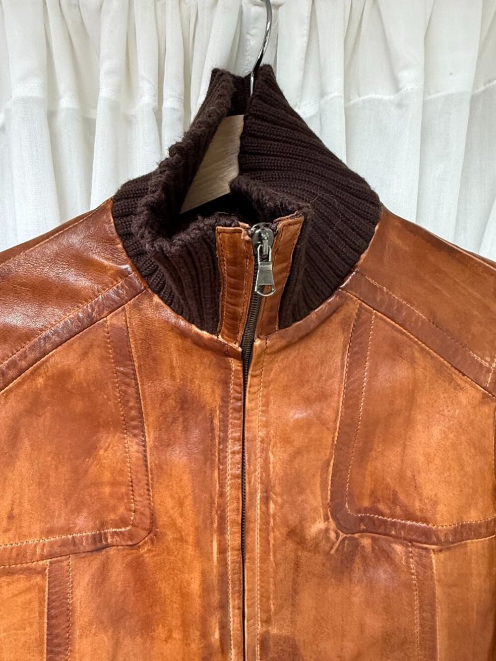 Leather jacket